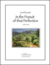 In the Pursuit of That Perfection SATB choral sheet music cover